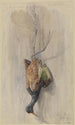 Studie van een vogel met sporen - Ferdinand Keller — weergave van het kunstwerk