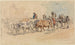 Conducteurs sur des mules avec un troupeau de buffles - Ferdinand Keller — artwork view