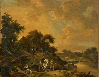Ferdinand Kobell - Evening Landscape.webp