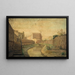 La Bièvre rue Croulebarbe - Ferdinand Laudigeois — ingelijst kunstwerk aan de muur