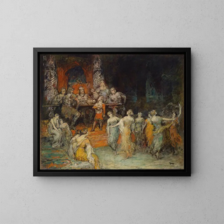 Ferdinand Leeke - Zwergenknig Laurin Am Hof Des Dietrich Von Bern.webp