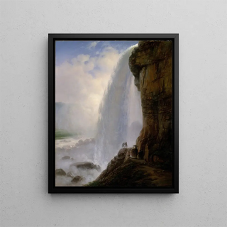 Ferdinand Richardt - Underneath Niagara Falls.webp
