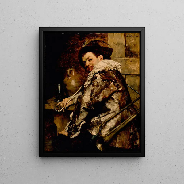 The noble guard - Ferdinand Roybet — framed artwork on a wall