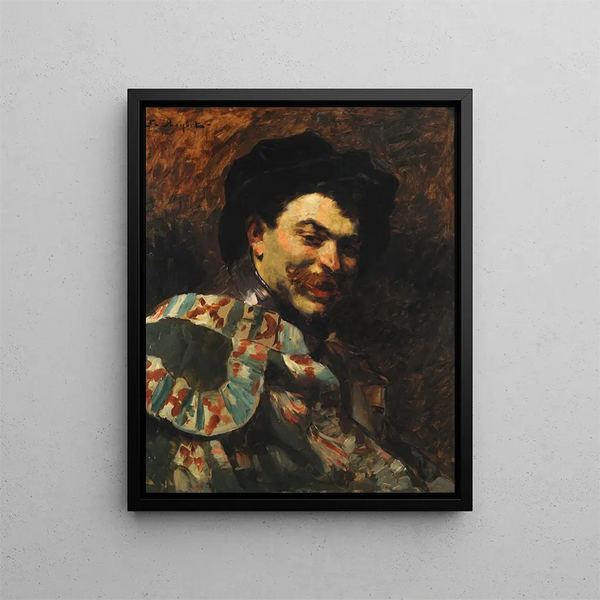 A reître - Ferdinand Roybet — framed artwork on a wall