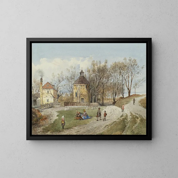 La chapelle Brigitta à Vienne Brigittenau - Ferdinand Weckbrodt — framed artwork on a wall