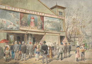 Ferdinand Weckbrodt - Im Wurstelprater in Wien.webp
