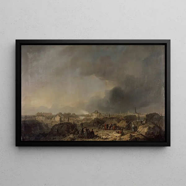 Ferdinand de Braekeleer - The Antwerp Castle after the Bombardement in 1832.webp