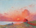 Zonsondergang bij Croisic - Ferdinand du Puigaudeau — weergave van het kunstwerk