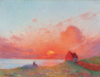 Ferdinand du Puigaudeau - Coucher de soleil prs du Croisic.webp