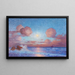 Schets van zonsondergang op zee of Zeilboten bij zonsondergang - Ferdinand du Puigaudeau — ingelijst kunstwerk aan de muur