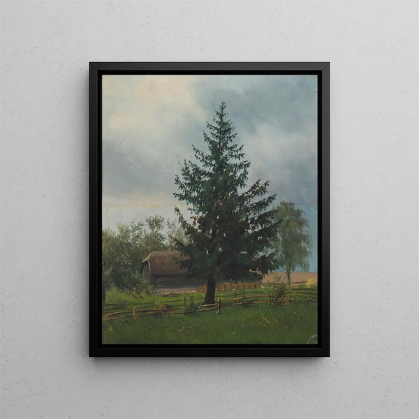 Épicéa - Ferdynand Ruszczyc — framed artwork on a wall