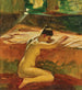 Een odalisque - Ferencz Eisenhut — weergave van het kunstwerk
