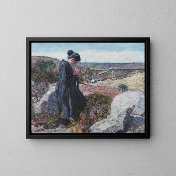 Sunlit Painting - Fernando Fader — framed artwork on a wall