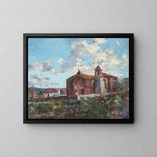 Chapel of Ischilín - Fernando Fader — framed artwork on a wall