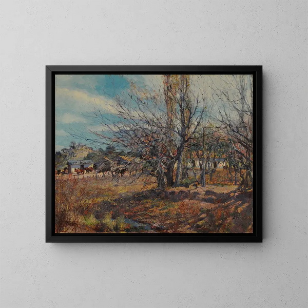 Fin d'hiver - Fernando Fader — framed artwork on a wall