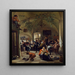 Feest in een kroeg - Jan Steen — ingelijst kunstwerk aan de muur