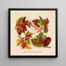 Feuilles d'automne numéro 2 - Louis Prang Co — framed artwork on a wall