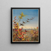 October Painting - Fidelia Bridges — framed artwork on a wall