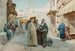 Een moeilijke markt - Filippo Bartolini — weergave van het kunstwerk