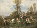 Lente - Filippo Palizzi — weergave van het kunstwerk