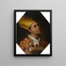 Sint Jan de Doper met de vaten van zijn bloed - Filippo Vitale — ingelijst kunstwerk aan de muur