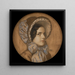 Meis Marie met een geruite hoed - Franz von Stuck — wandpresentatie van het kunstwerk