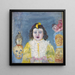 Meis met communie-maskers - James Ensor — ingelijst kunstwerk aan de muur