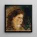Meis met een parelketting in haar - Anton Romako — ingelijst kunstwerk aan de muur