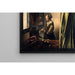 Reproduction of the painting of a girl reading a letter near an open window - Johannes Vermeer
