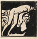 Naakte meisje - Ernst Ludwig Kirchner — weergave van het kunstwerk