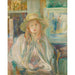 Reproductie van het schilderij Meisje met strohoed - Berthe Morisot