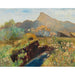Reproductie van het schilderij van het einde van de zomer op het heideveld van Salzburg nabij Untersberg - Marie Egner