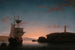 Vuurtoren in Camden, Maine - Fitz Henry Lane — weergave van het kunstwerk