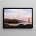 Op de open zee bij het eiland Mount Desert - Fitz Henry Lane — ingelijst kunstwerk aan de muur