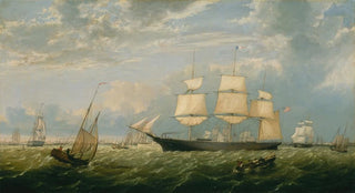 Fitz Henry Lane - The Golden State Entering New York Harbor.webp