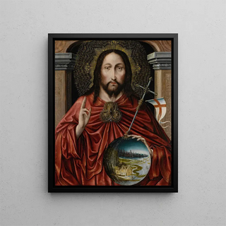 Flemish School - Christ As Salvator Mundi.webp