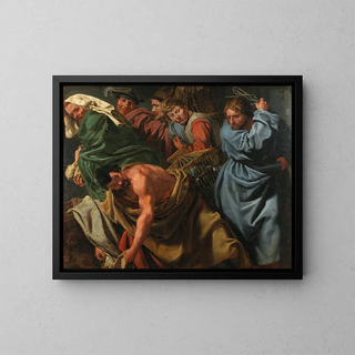 Flemish School - Christ Driving the MoneyChangers from the Temple.webp