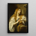 Marie Madeleine - Flemish School — framed artwork on a wall