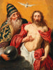 De Heilige Drie-eenheid - Vlaamse School — weergave van het kunstwerk