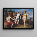 The Judgment of Paris - Flemish School — framed artwork on a wall