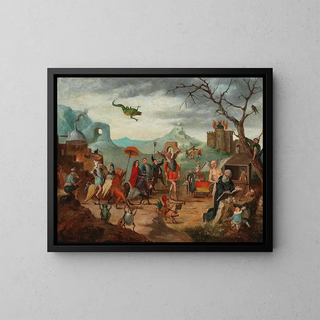 Flemish School - The Temptation of Saint Anthony.webp