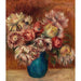 Reproductie van het schilderij Bloemen in een groene vaas - Pierre-Auguste Renoir