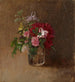 Bloemen in een glas - Albert Edelfelt — weergave van het kunstwerk