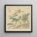 Bloemen en vogels Pl6 - Ren Yi — ingelijst kunstwerk aan de muur