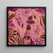 Tropische bloemen - Anoniem — ingelijst kunstwerk aan de muur