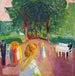 Flirtend in het Park - Edvard Munch — weergave van het kunstwerk