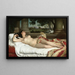 Vrouwelijke Romeinse slapende vrouw - Félix Auguste Clément — ingelijst kunstwerk aan de muur