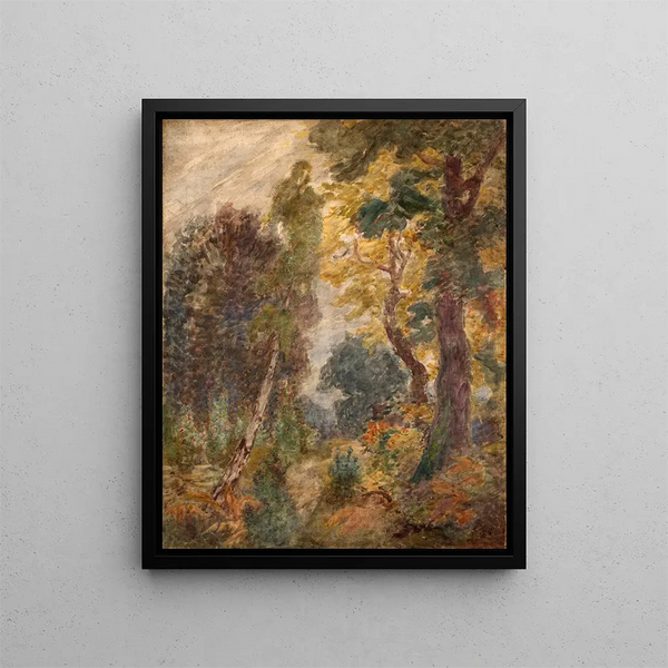 Landscape Painting - Félix Bracquemond — framed artwork on a wall
