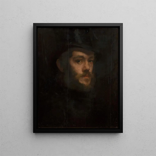 Flix Bracquemond - Selfportrait with a top hat.webp