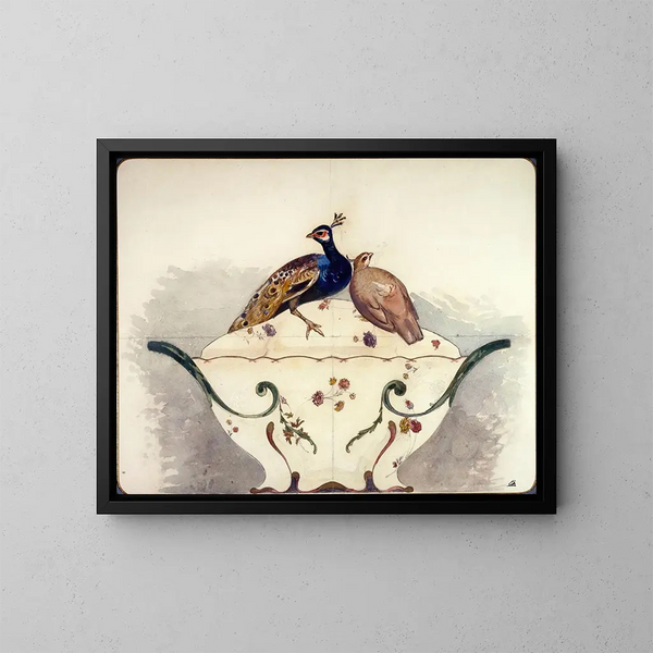 Soupir - Félix Bracquemond — framed artwork on a wall